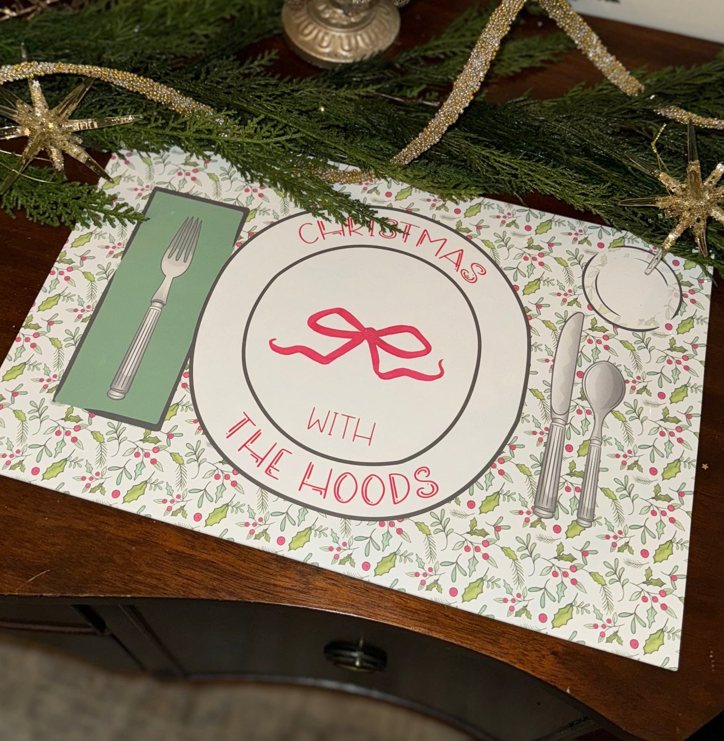 Holly Jolly Holiday - Placemat Pad