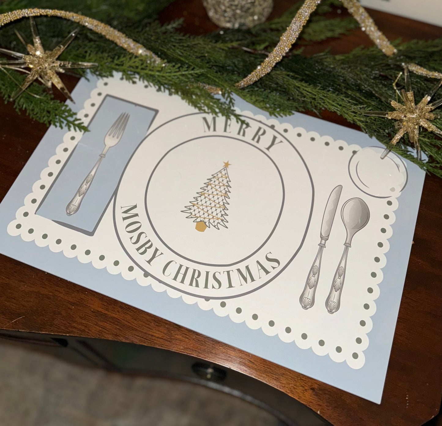 Scalloped Chic - Placemat Pad