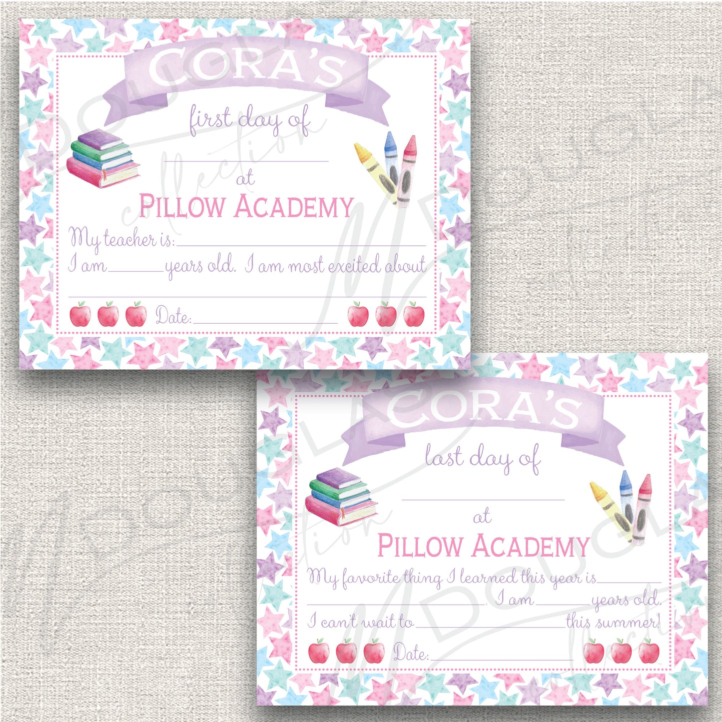 First Day & Last Day of School Reversible Sign