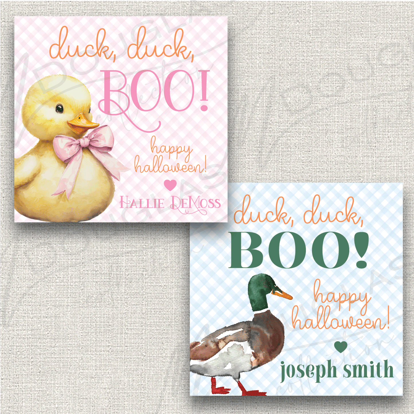 Halloween Tags - Duck, Duck BOO!