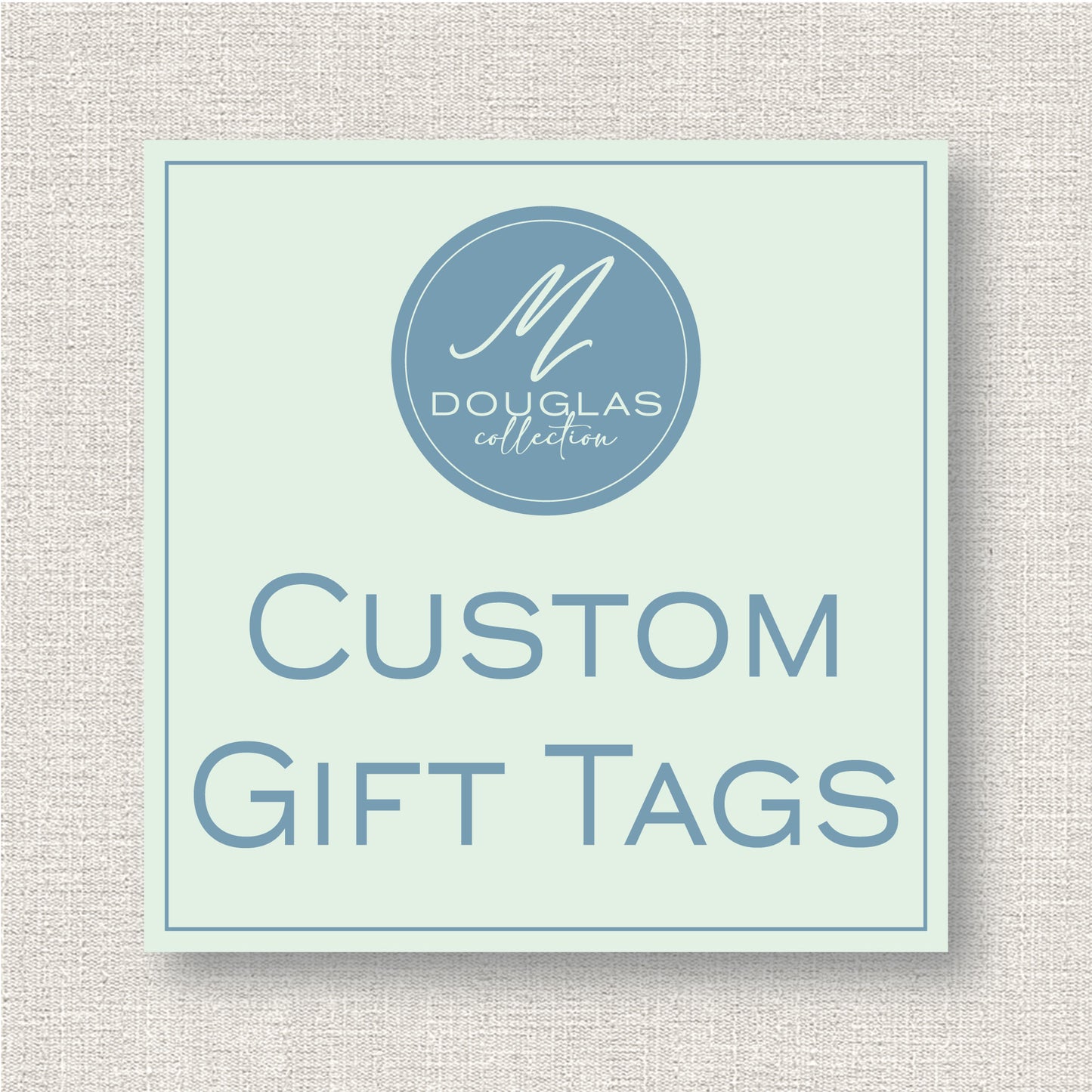 Custom Round Gift Tags