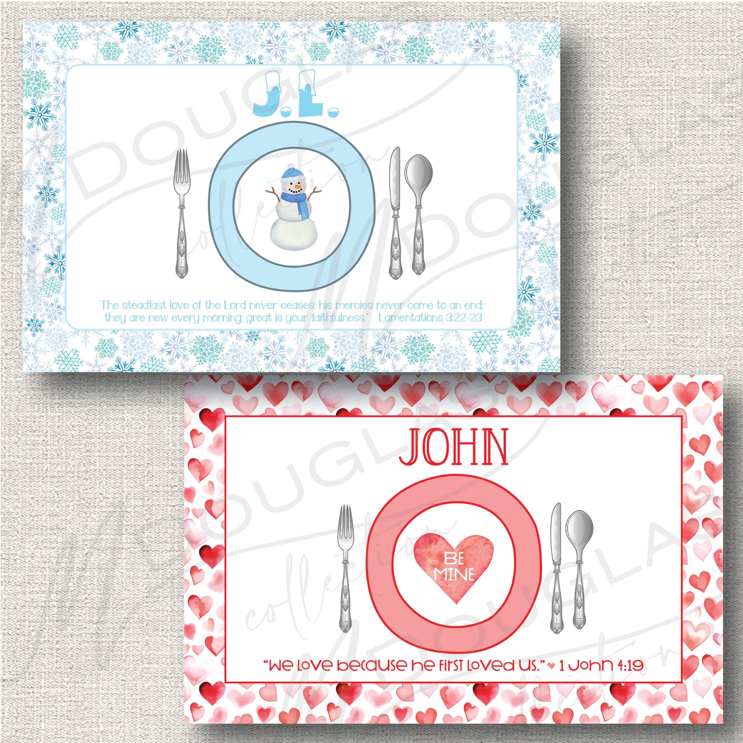 Valentines Placemat
