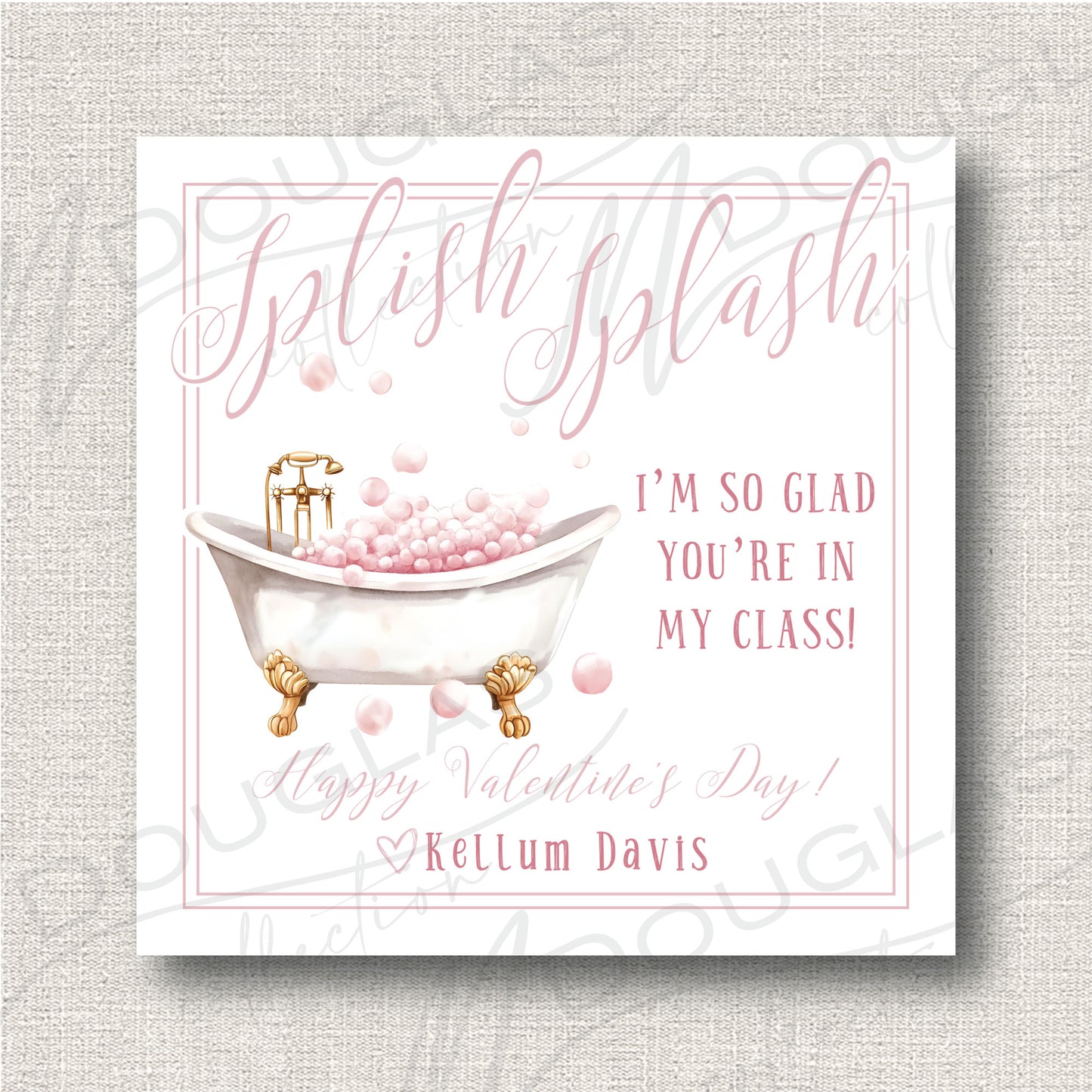 Valentines - Splish Splash!