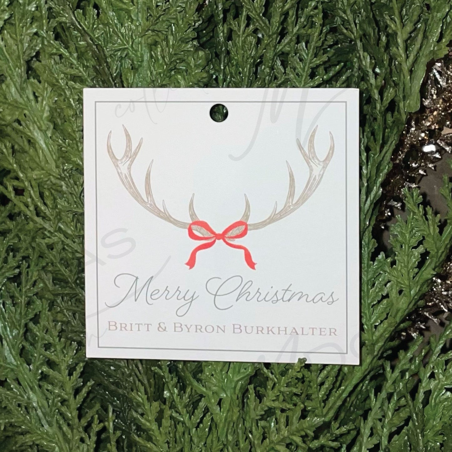 Stag - Christmas Tag
