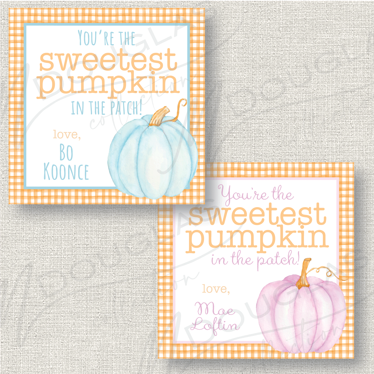 Halloween Tags - Sweetest Pumpkin