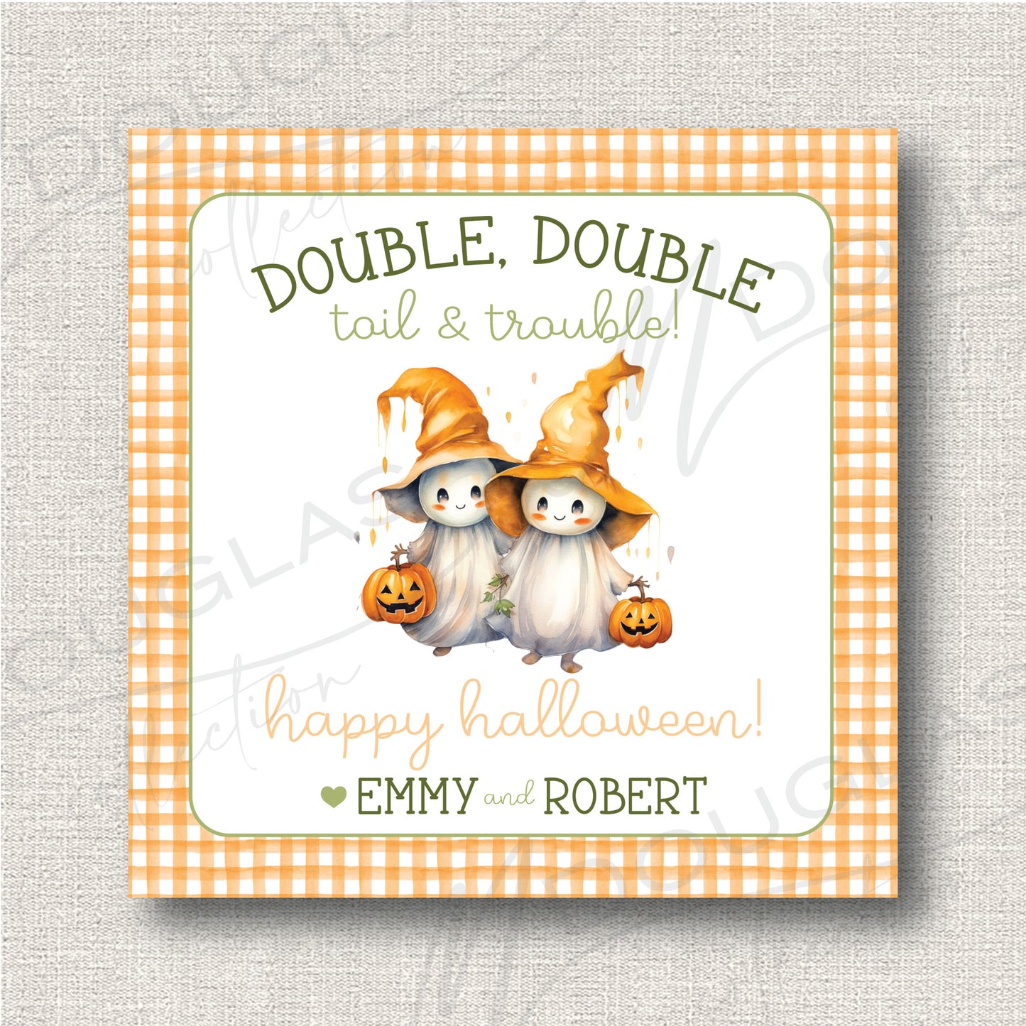 Halloween Tags - Double Double
