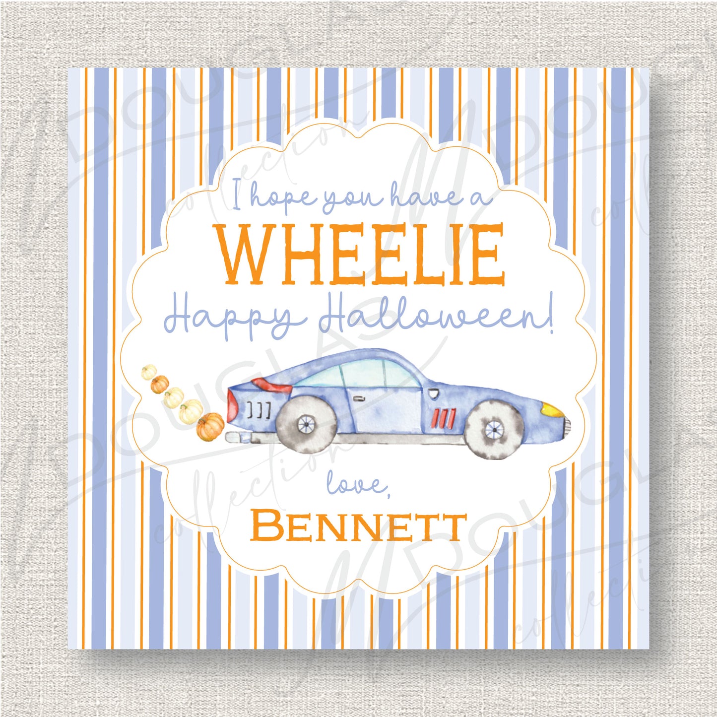 Halloween Tags - Wheelie!