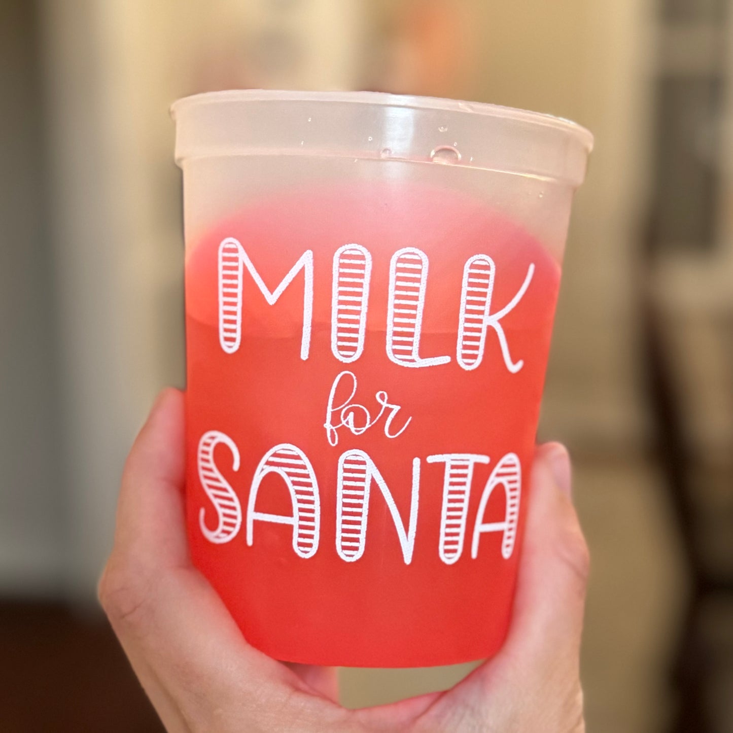 Milk for Santa Color-Changing Cups