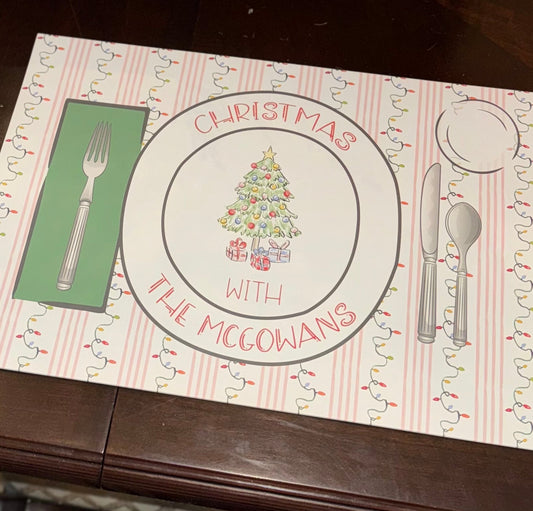 Christmas Lights - Placemat Pad