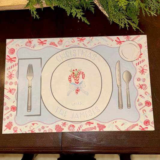 Candy Cane Dreams -  Placemat Pad
