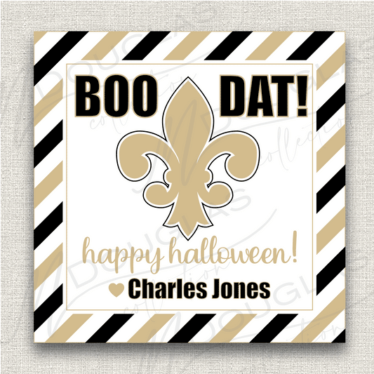 Halloween Tags - BOO dat!