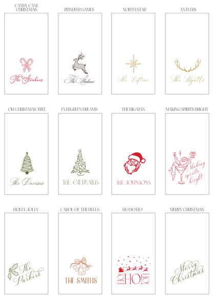 Christmas Guest Towels