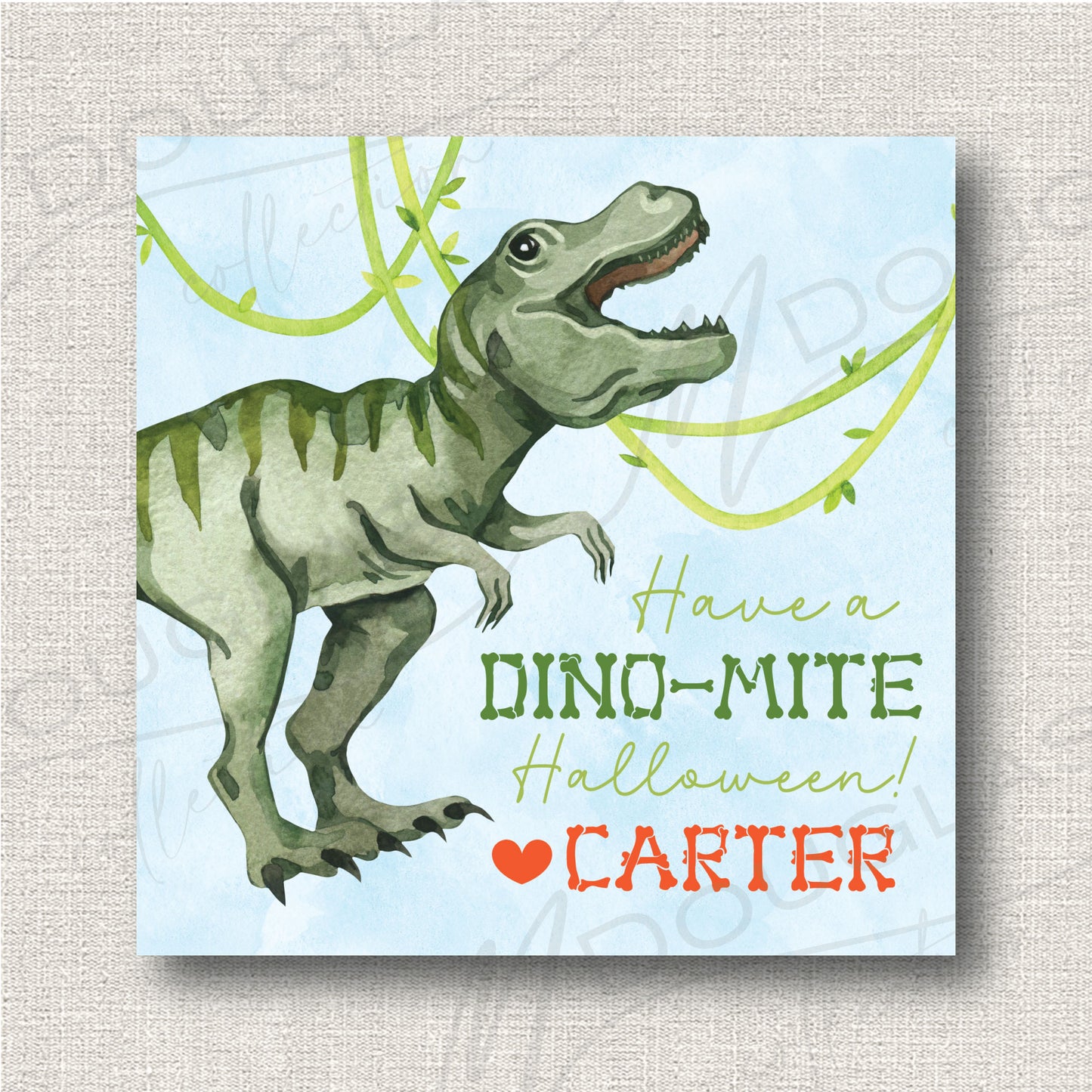 Halloween Tags - DINOmite Halloween