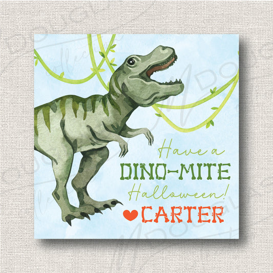 Halloween Tags - DINOmite Halloween