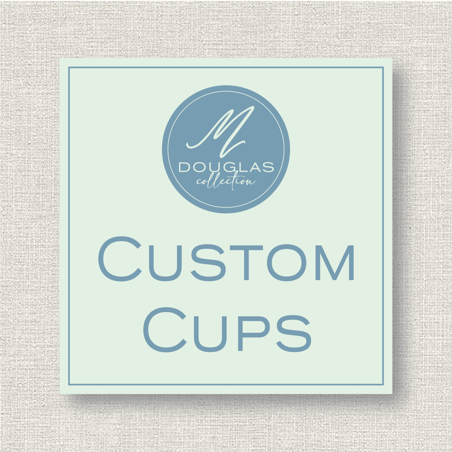 Custom Frosted Cups