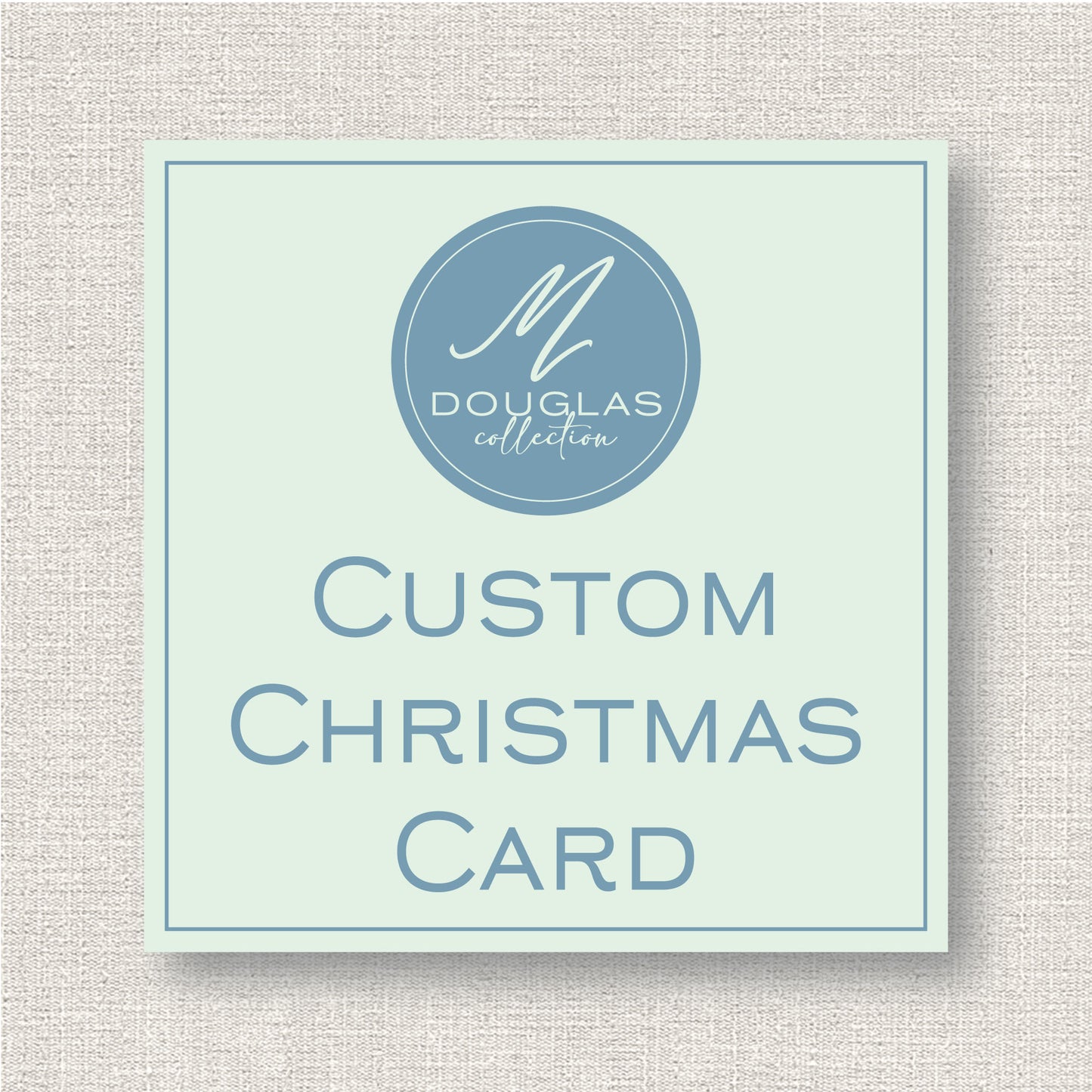 Custom 5x7 Christmas Card