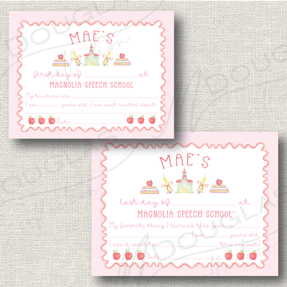 Schoolhouse Rock - First Day & Last Day of School Reversible Sign