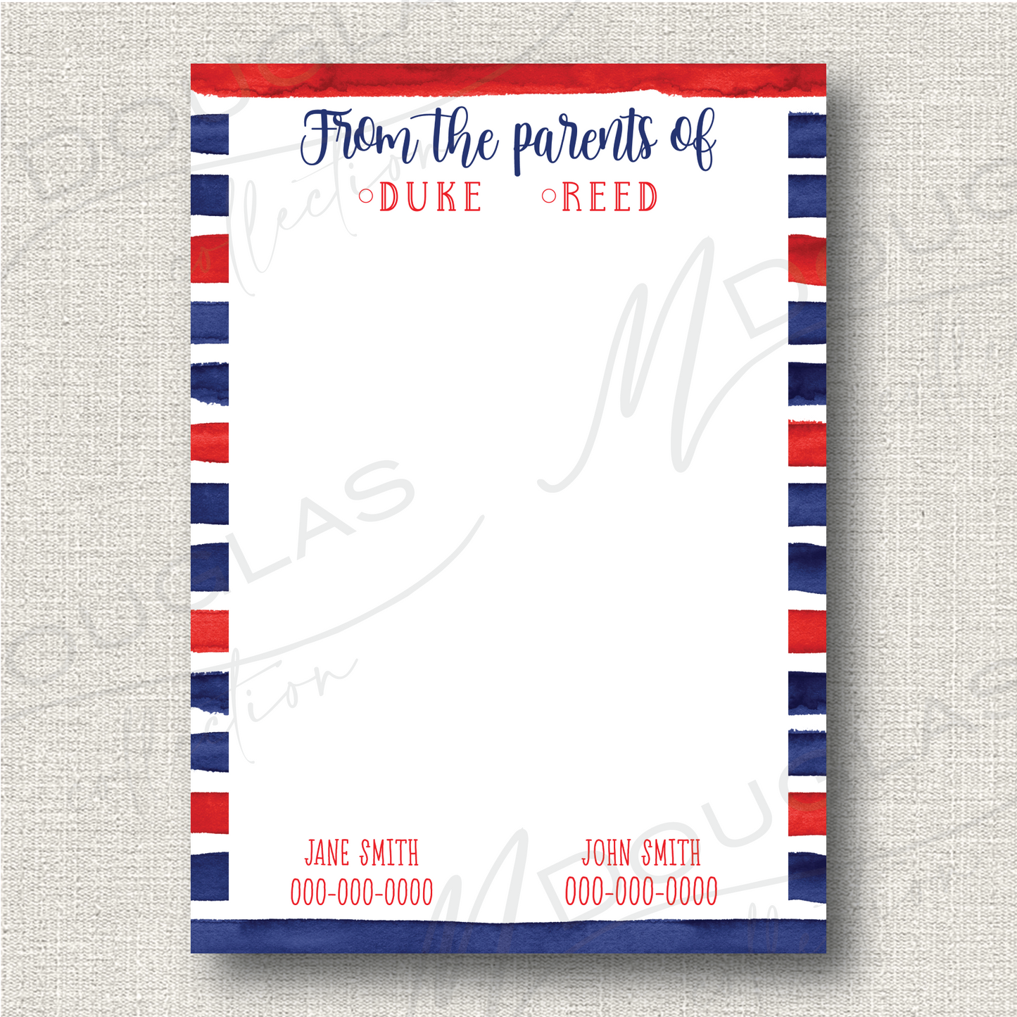 From the parents of... | Notepad - School Spirit