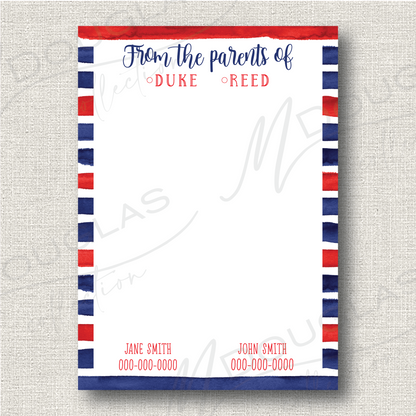 From the parents of... | Notepad - School Spirit