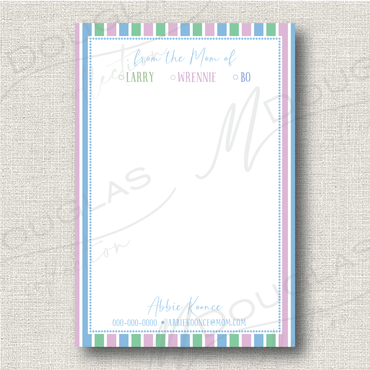From the mom of.... | Notepad - Multicolor
