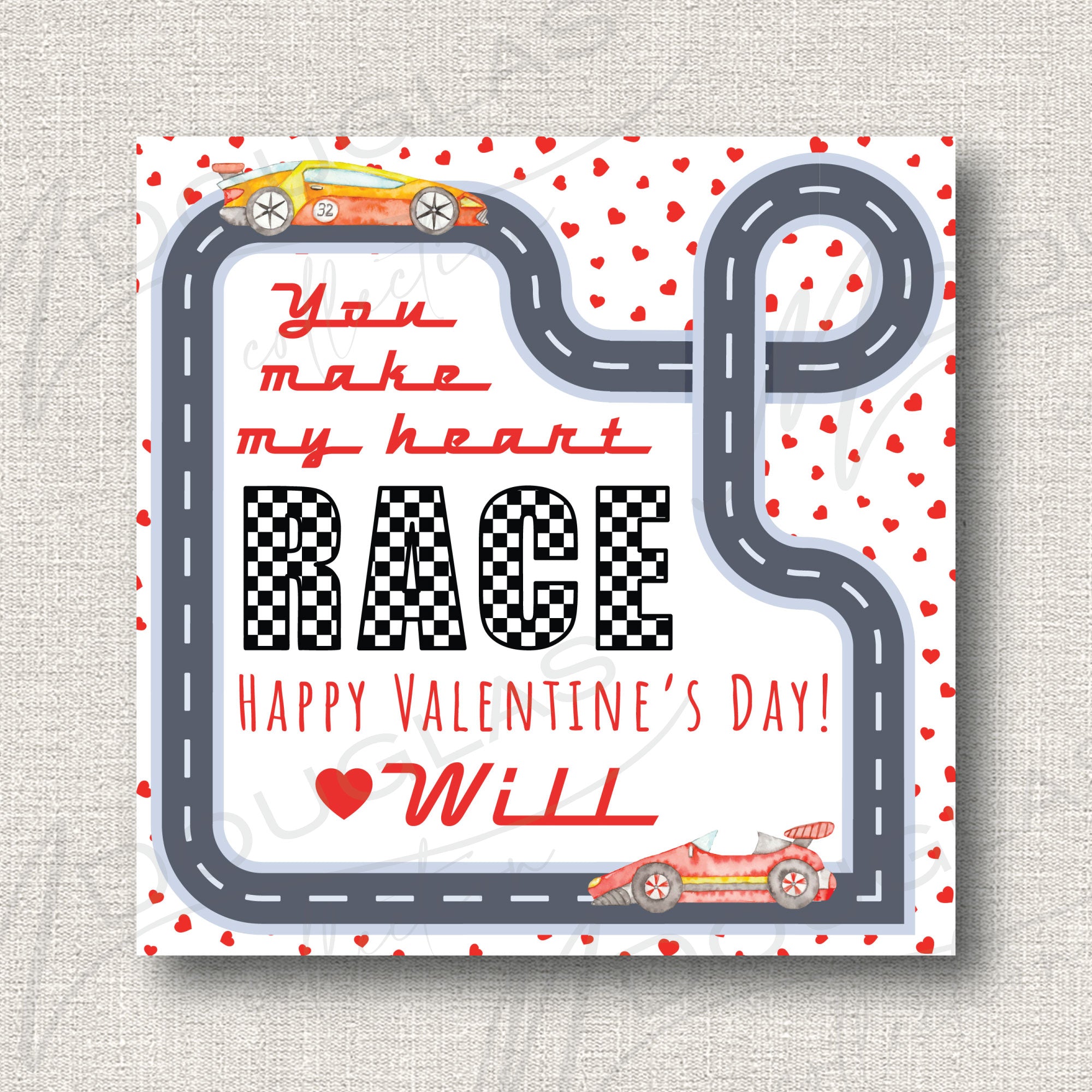 Valentines You Make My Heart Race M Douglas Collection valentines-you-make-my-heart-race-m-douglas-collection