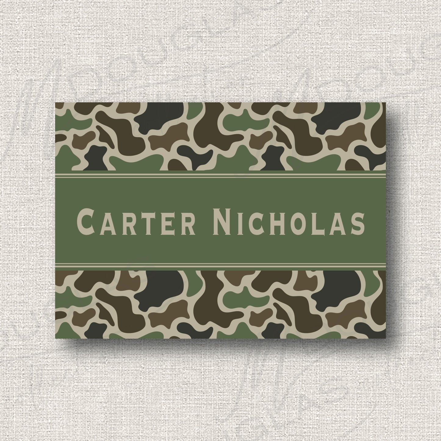 Camo | Bag Tag