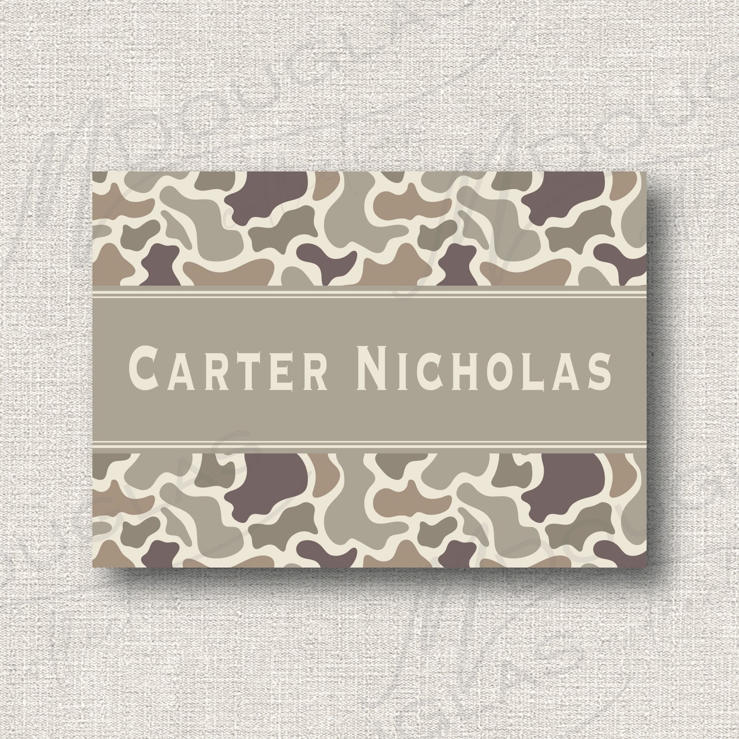 Camo | Bag Tag