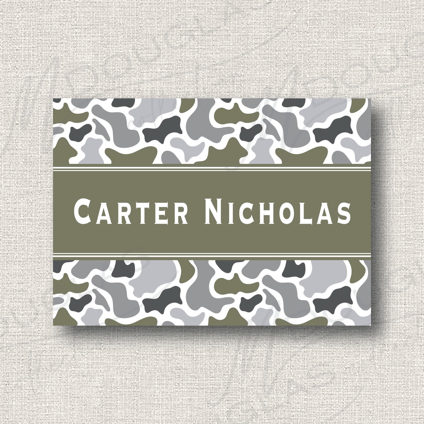 Camo | Bag Tag