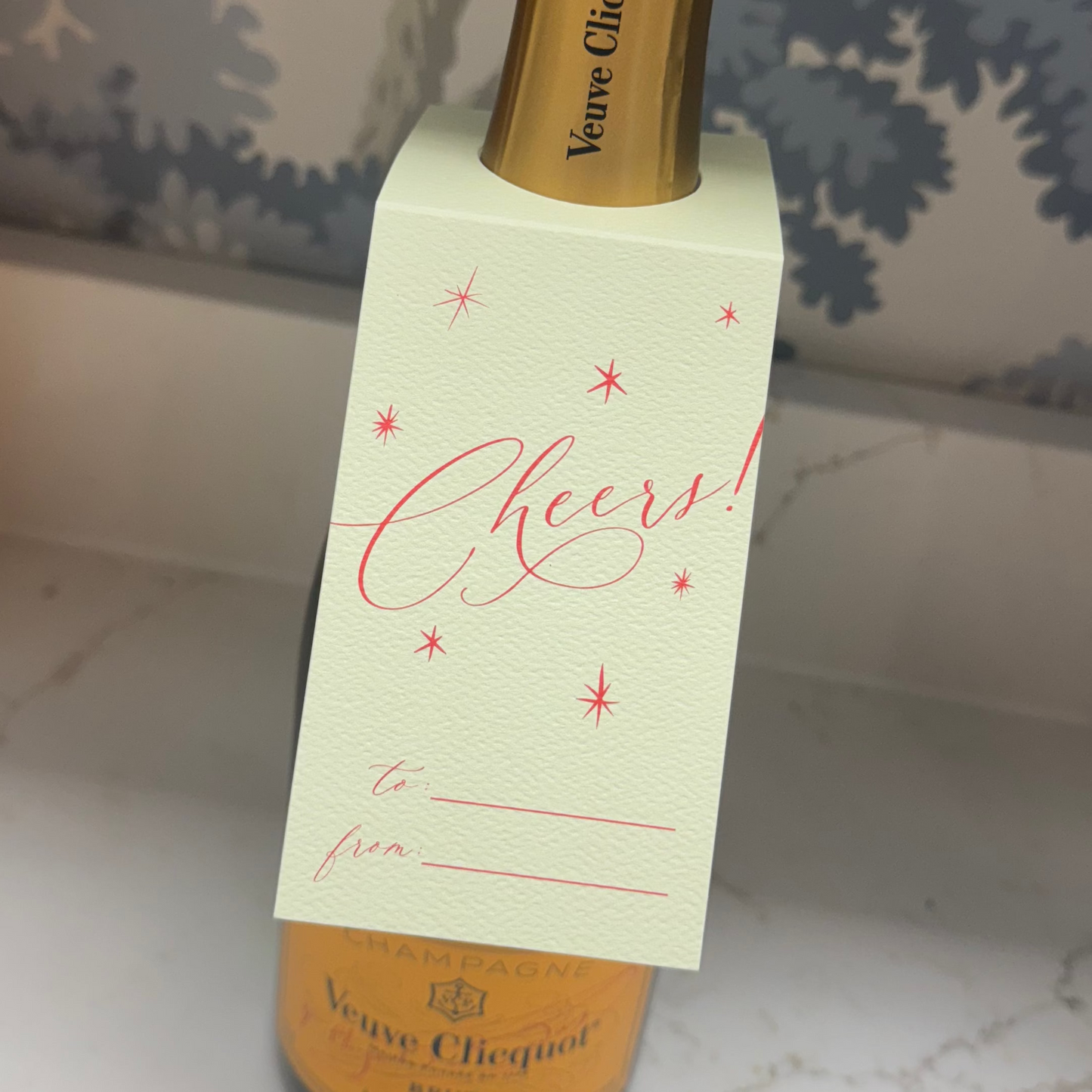 Cheers Wine Tag