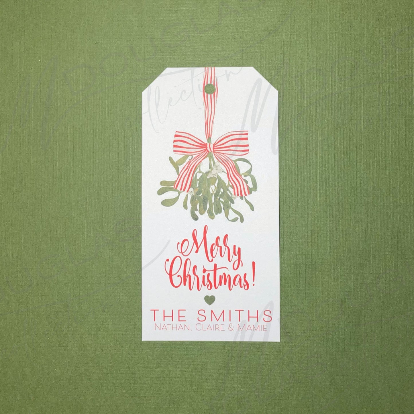 Meet Me Under the Mistletoe - Christmas Tag