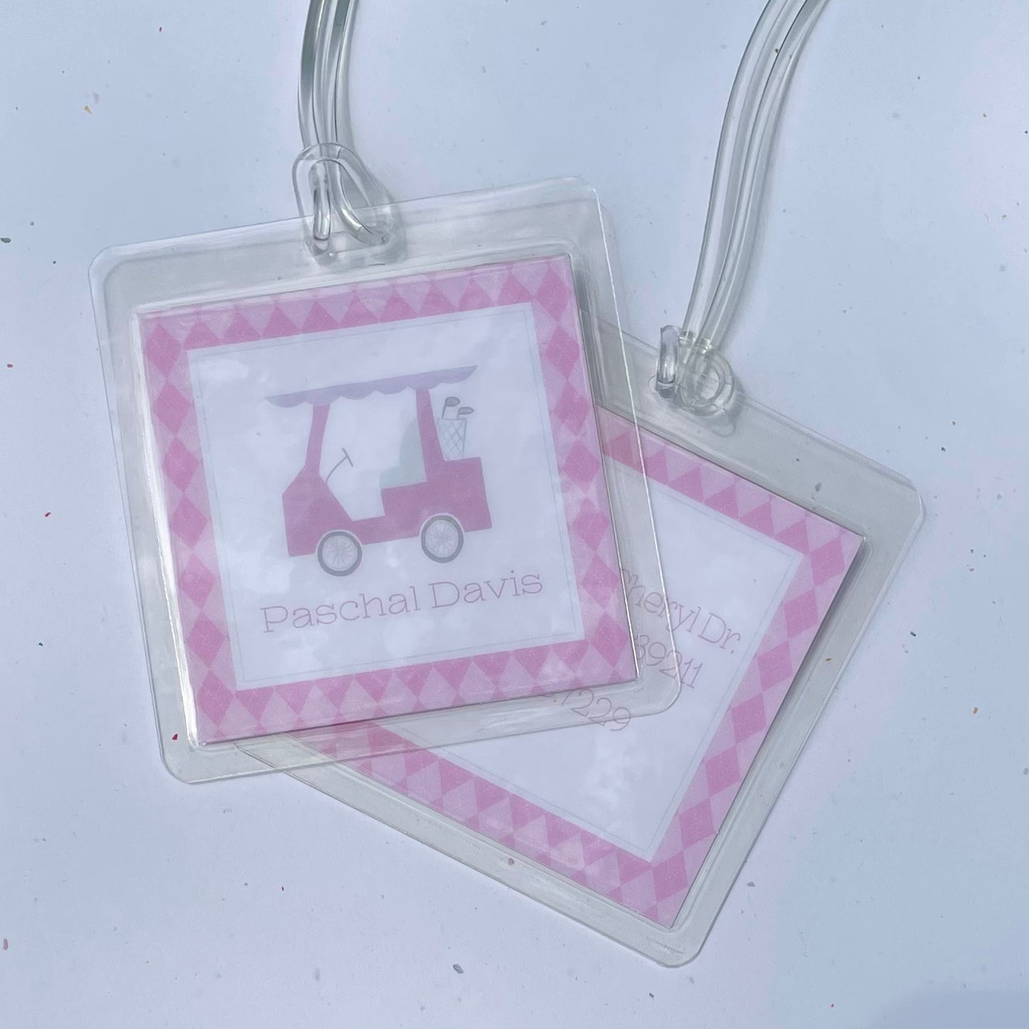 Girls Golf Bag Tag