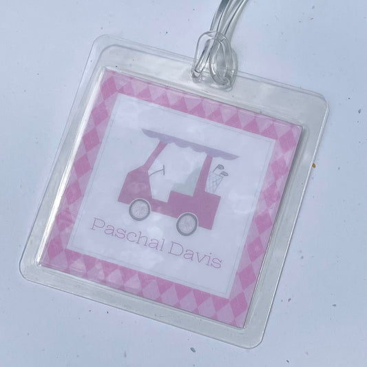 Girls Golf Bag Tag