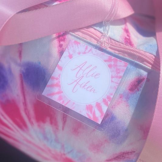 Tie Dyed Tweens | Bag Tag