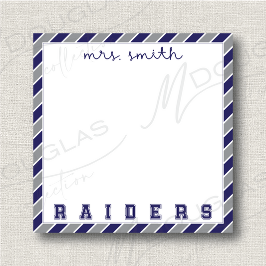 School Spirit | Notepad - RAIDERS