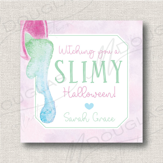 Halloween Tags - Slimy Halloween