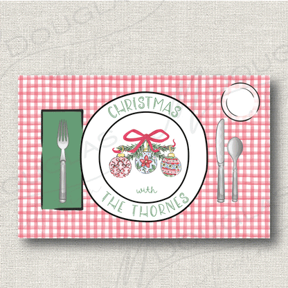 Ornaments Placemat Pad