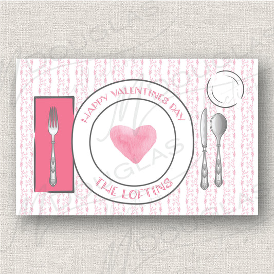 Valentines Placemat Pad