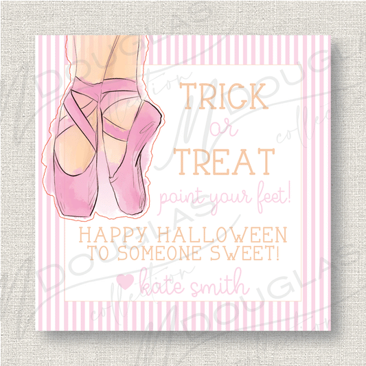 Halloween Tags - Point Your Feet